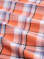 Regular Fit Kurzarmhemd mit Karomuster XXL Regular Fit - Brick Orange Multicolor Check