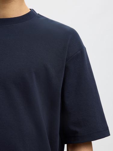 SLHLOOSEOSCAR SS O-NECK TEE NOOS XL Locker geschnitten - Sky Captain