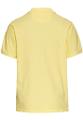 Kurzarm Poloshirt aus Baumwolle Gelb M