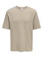ONSGIVO REG 12 SS CREW KNIT NOOS L Normal geschnitten - String