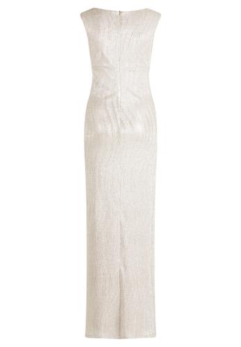 Abendkleid 40 Figurbetont - Cream/silver