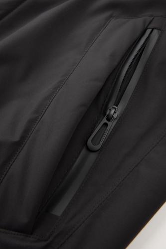 Herrenmantel Popeline 56 Modern Fit - Schwarz