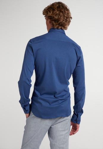 Jersey Shirt Jersey Langarm Blau 44/Langarm - 67cm