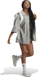 ADIDAS Damen Lounge Terry Loop Hemd S in Silber