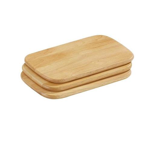 Frühstücksbrett Holz 22x15cm 3 Set