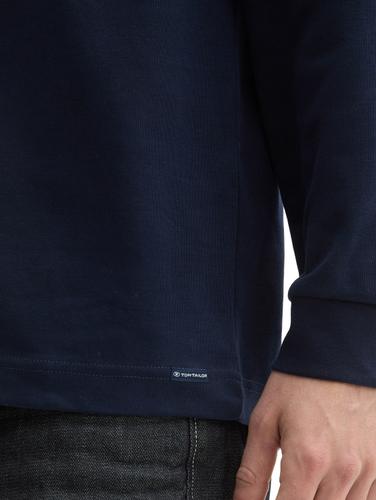 Langarmshirt aus Baumwolle XL Regular Fit - Sky Captain Blue