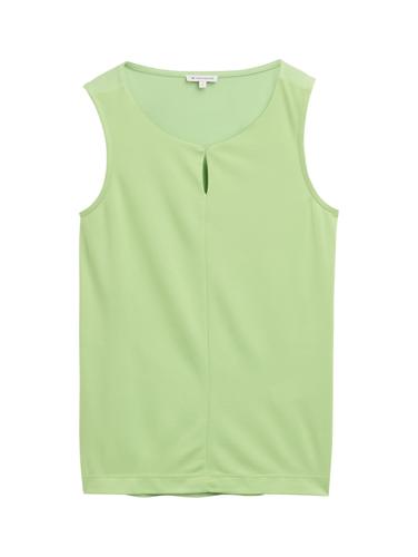 Top mit Cut-Out-Detail M Regular Fit - Pistachio Green