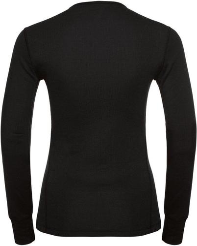 ODLO Damen Langarm Shirt BL TOP crew neck l/s ACTIVE WARM ECO L in Schwarz