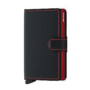 Secrid Kartenetui Portemannaie Miniwallet RFID Schwarz|Rot