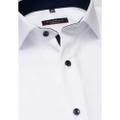 Cover Shirt Twill Langarm 41/Langarm - 65cm MODERN FIT - Weiß