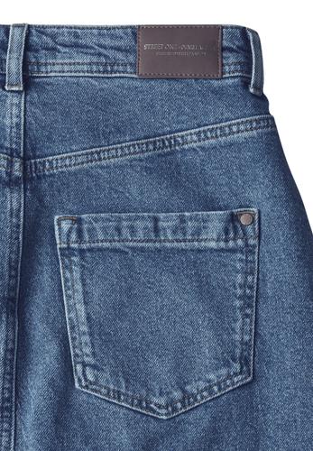 Midi Pencil Jeansrock 34 - Medium Blue Authentic