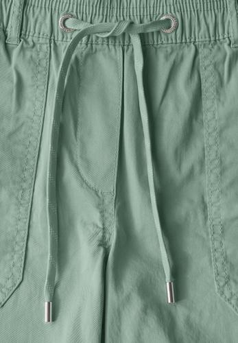 Twill Shorts im Washed-Look L - Matcha Green