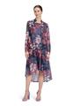 Cocktailkleid 42 Ausgestellt - Dark Blue/dark Red