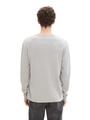 Strickpullover aus Baumwolle XXL Regular Fit - Light Stone Grey Melange
