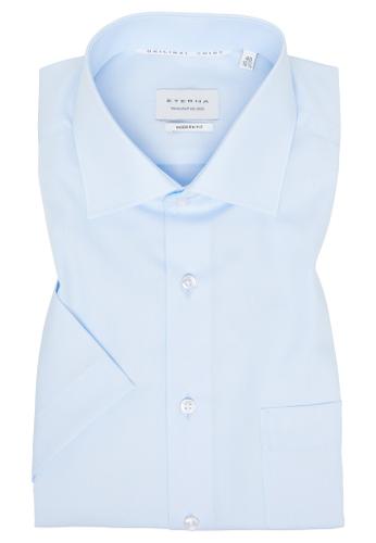 Original Shirt Popeline Kurzarm Blau 41/Kurzarm