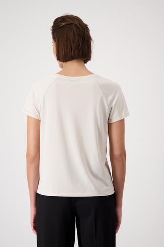 Blusenshirt mit Schmuckschrift 36 - Seashell