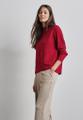 Pullover mit Strickmuster Rot 36
