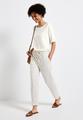T-Shirt mit Folien-Wording 38 - Off White