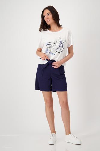 T-Shirt mit Boot-Zeichnung 44 - Navy Blue