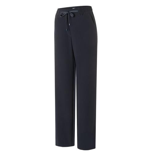 MAC JEANS - CHRISTY, Floating crepe 36/32 Wide Fit - Blau