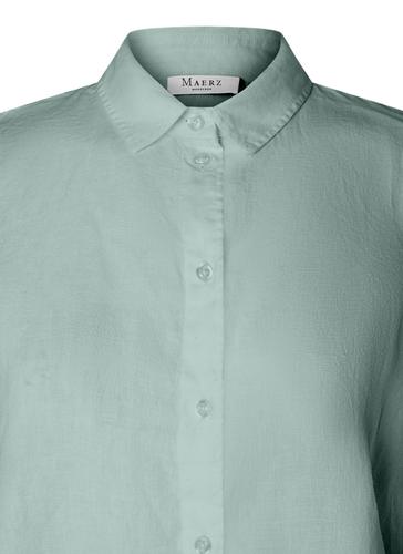 Bluse 1/1 Arm Straight Fit - Light Aqua