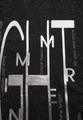 Shirt mit Artwork L - Black Melange