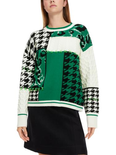 Strick-Pullover im Muster-Mix 40 - Brilliant Green New