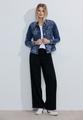 Blaue Jeansjacke S - Mid Blue Used Wash