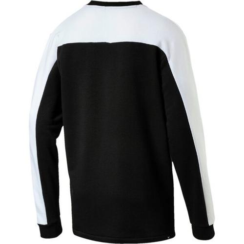 Puma Herren Sweatshirt Rebel Block Crew TR COTTON BLACK L