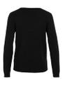 VIRIL V-NECK L/S  KNIT TOP - NOOS Schwarz XXL
