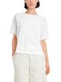 T-Shirt im strukturierten Dessin 40 - White