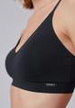 Skiny Damen Soft BH herausnehmbare Pads Cotton Essentials Schwarz 42