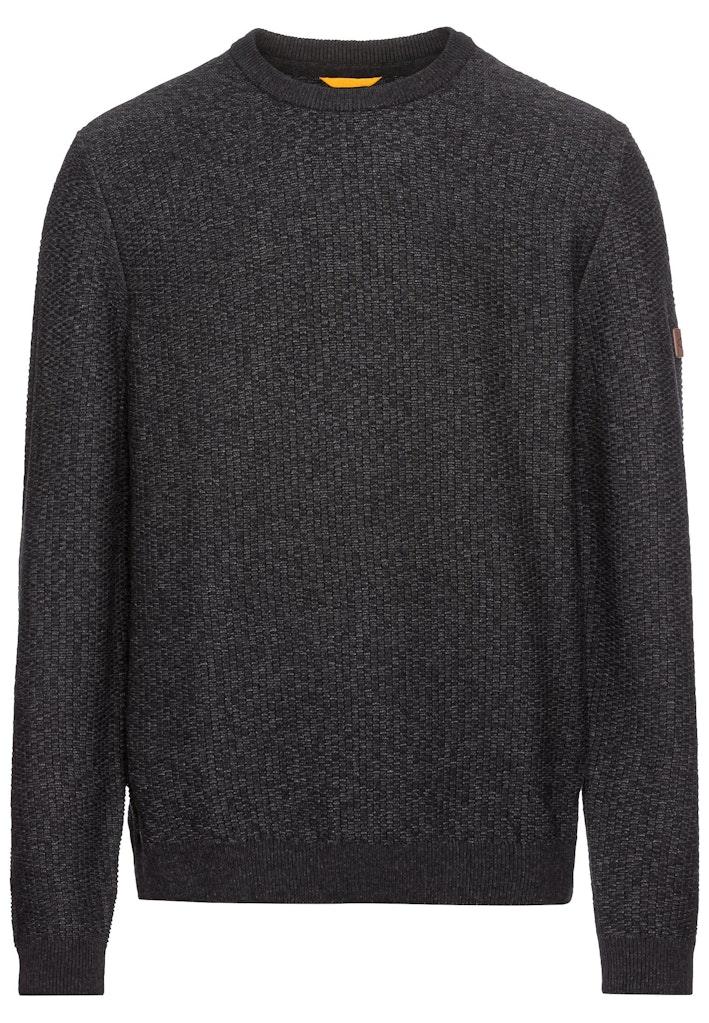 Strickpullover aus einem Baumwollmix Grau XXL