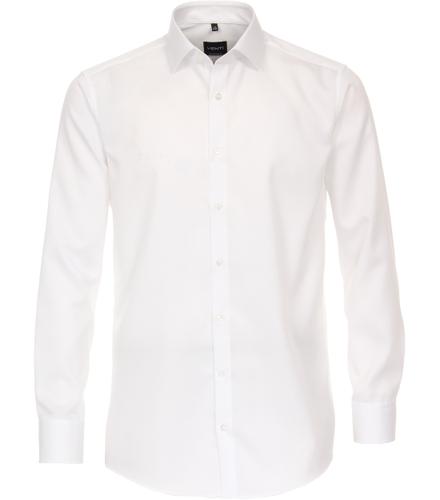 Twill Hemd uni 001880 37 VM - Weiss