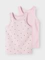 NMFTANK TOP 2P WINSOME HEARTS NOOS 86 - Winsome Orchid