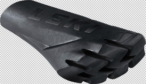 LEKI Nordic Walkingstöcke Nordic-Walking-Stock Gummipuffer - in Schwarz