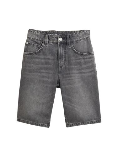 Jim Bermuda Jeans Shorts 158 Slim Fit - Used Light Stone Grey Denim