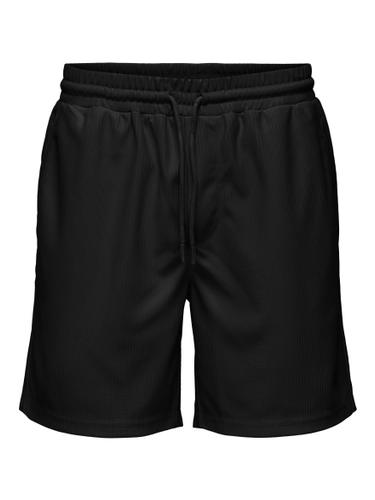 ONSTEL LIFE PLIZZE SHORTS NOOS L Normal geschnitten - Black