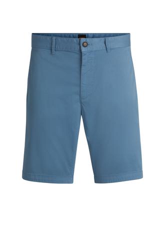 Chino-slim-Shorts 31 - Open Blue