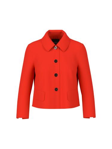 Kurze Jacke mit Kentkragen 44 - Flame Red