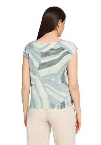 Blusenshirt 36 Figurumspielend - Mint/Green