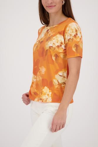T-Shirt mit Blumen-Muster 46 - Aperitif Gemustert
