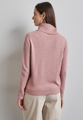 Rollkragen Sweater 46 - Petal Rose Mel.