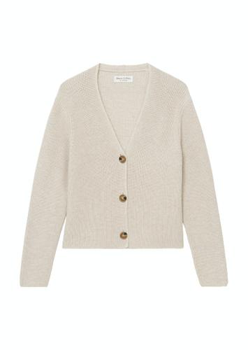 V-Neck-Cardigan relaxed Weiß M