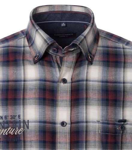 Flanellhemd XXL Casual Fit - Blau