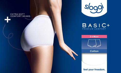 sloggi Basic+ Maxi 2P 42 - Weiss
