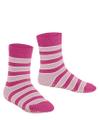 FALKE Simple Stripes Kinder Rosa 35-38