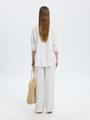 SLFVIVA-GULIA HW LONG SUN PANT NOOS 40 Normal geschnitten - Snow White