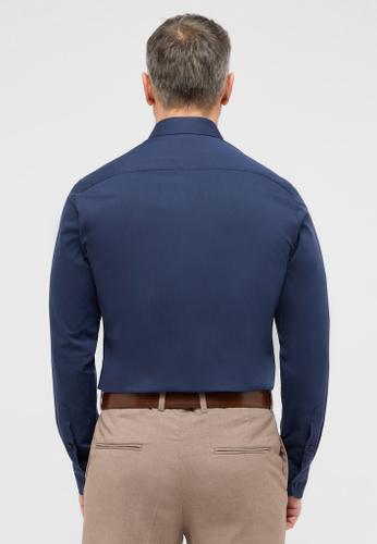 Performance Shirt Twill-Stretch Langarm Blau 42/Langarm - 67cm
