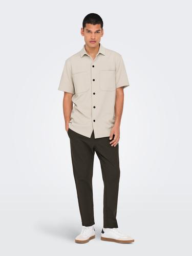 ONSNEWKODYL LIFE REG SS SHIRT NOOS L Normal geschnitten - Moonstruck